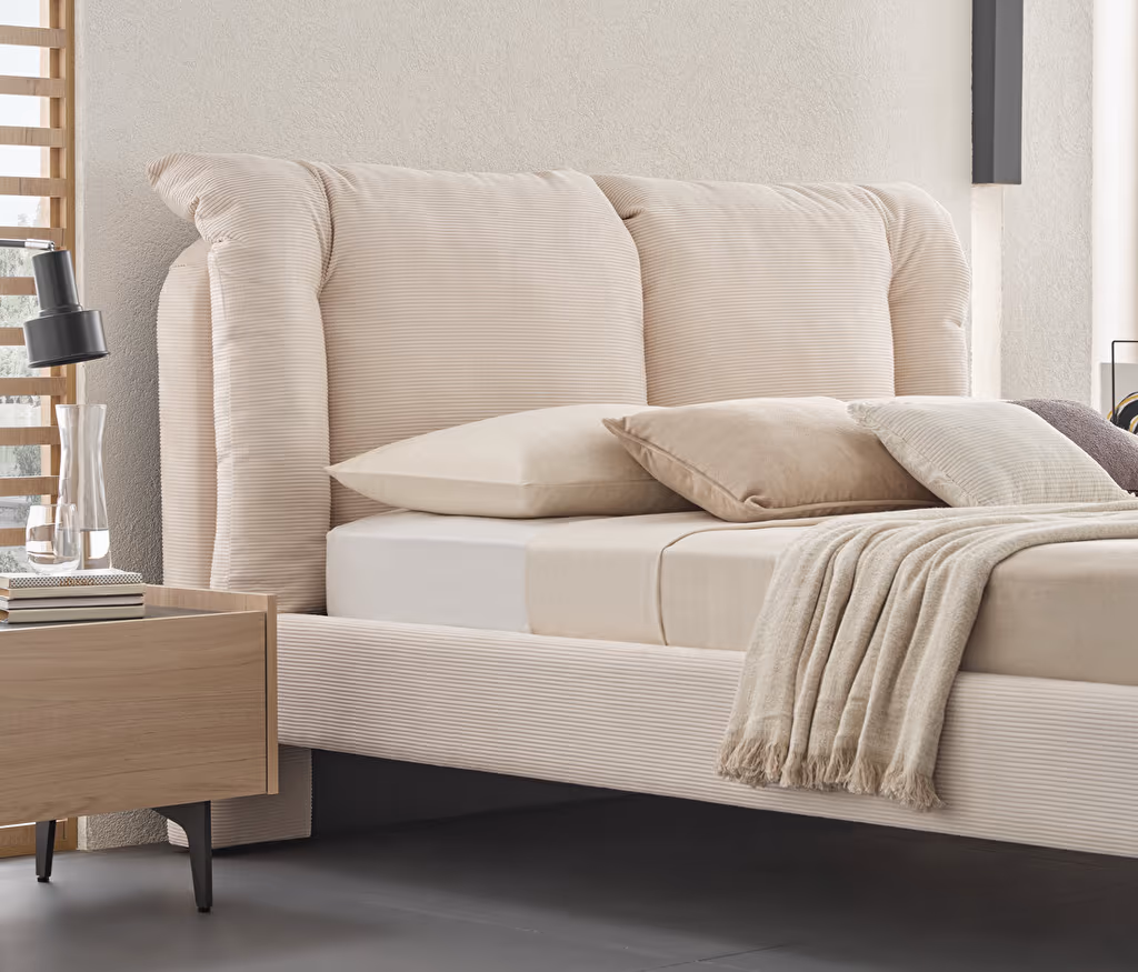 Terra Bed Base with Headboard for Teens
