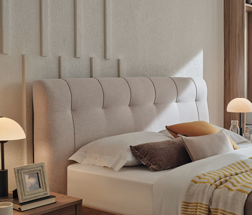 Paloma Bed Base with Headboard for Teens