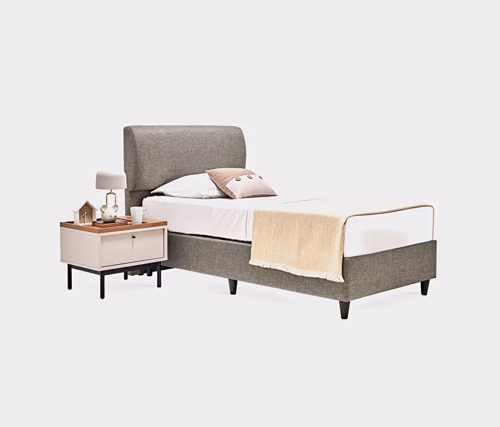 Loreto Bed Base with Headboard for Teens