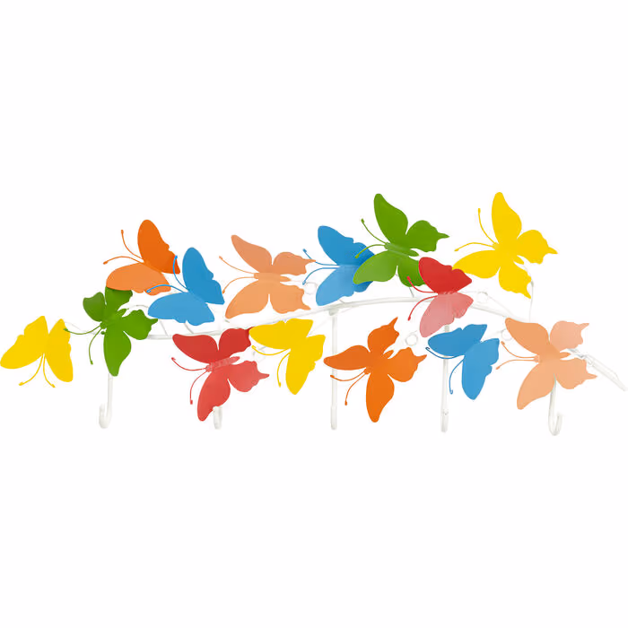 Drzač za kapute Colorful Butterflies