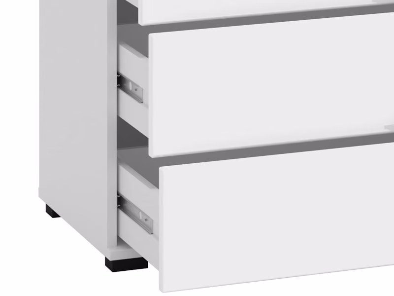 KOMODA DUERO 5F 90 bijela