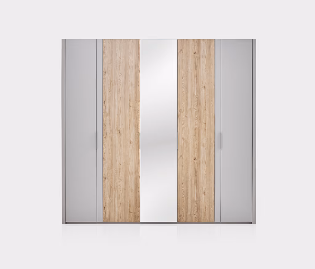 Cante Natural Oak-Beige Wardrobe