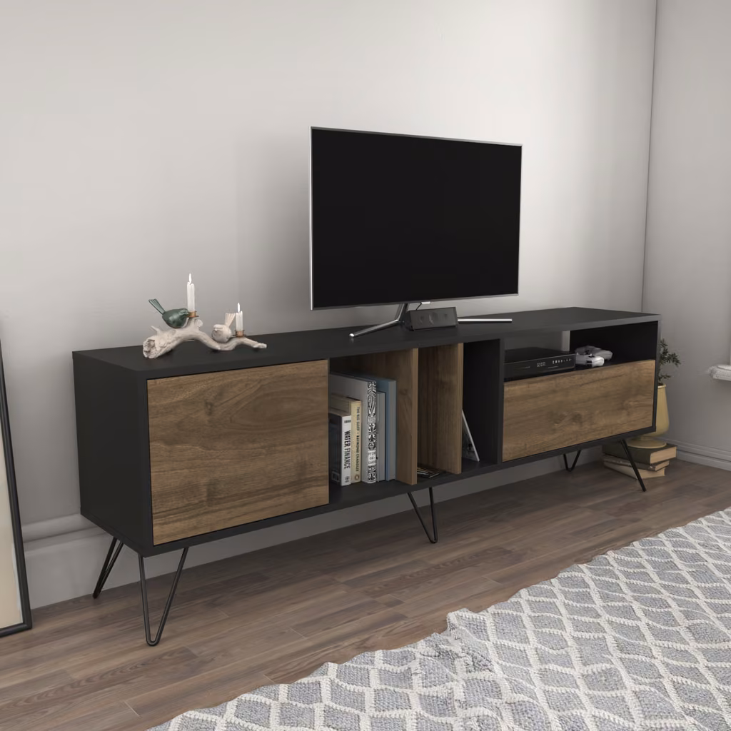 Mistico 1800 TV komoda crni i orah