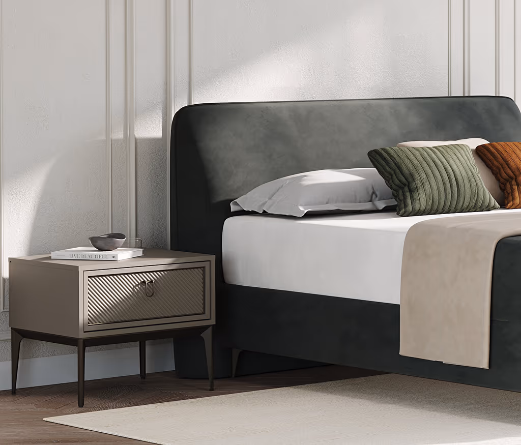Hera Bed Base with Headboard for Teens