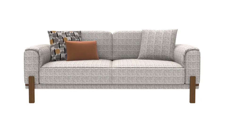Brown Melange Chenille Weave