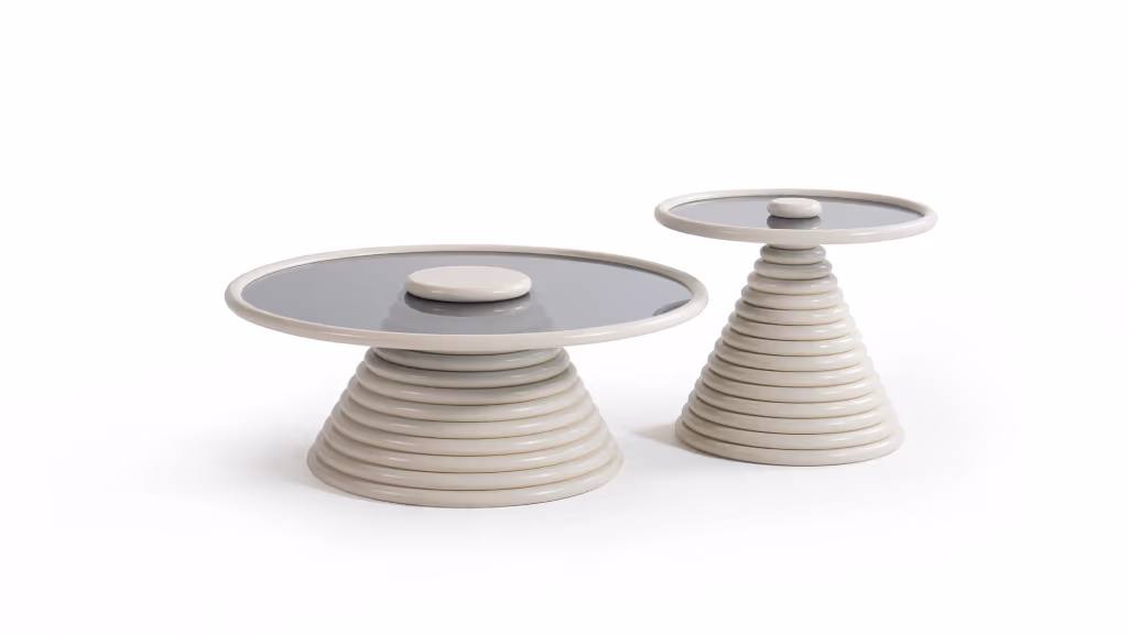 Klub sto set 035/036 cream