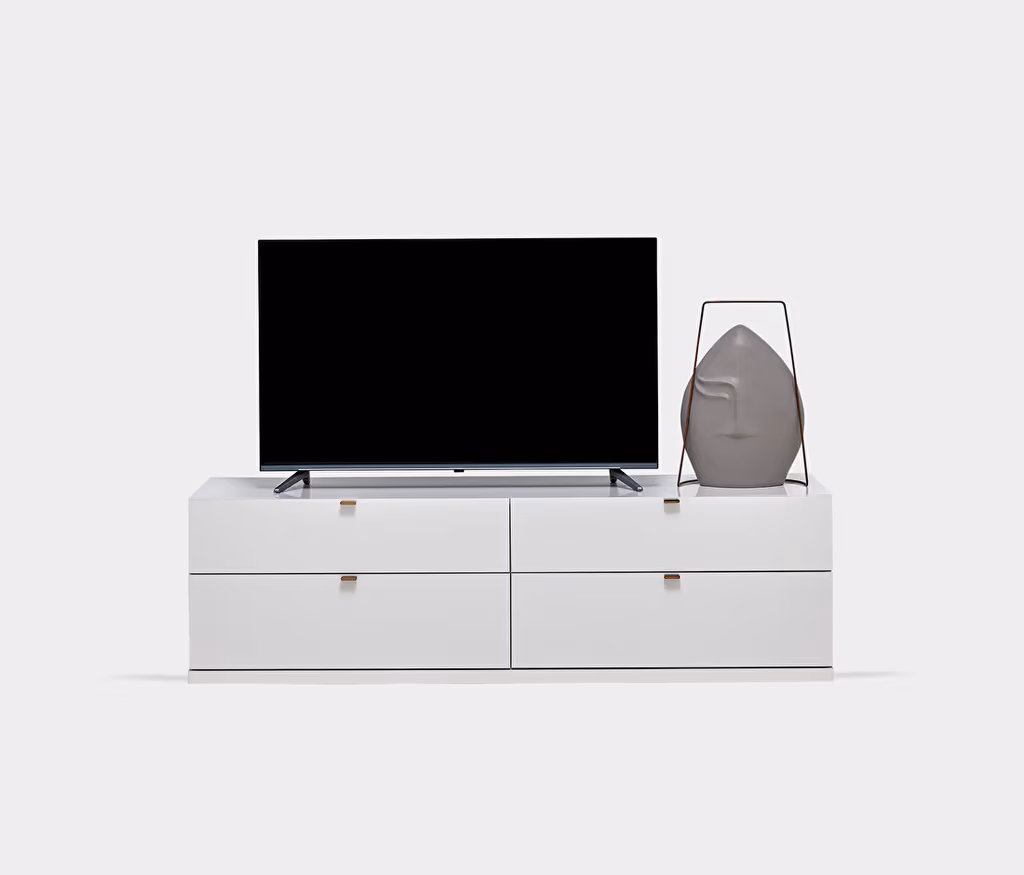 Legato White TV Unit