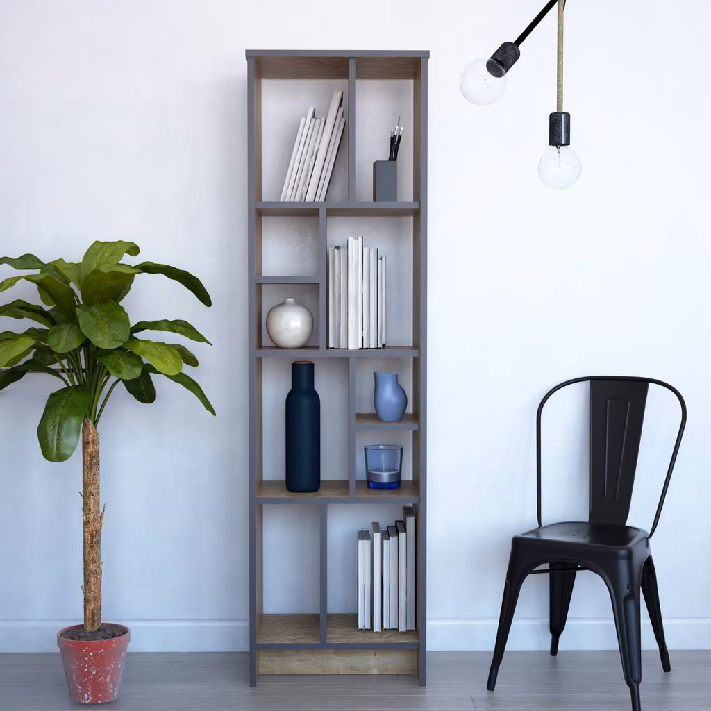 W MANHATTAN 76 cm polica za knjige Sapphire hrast