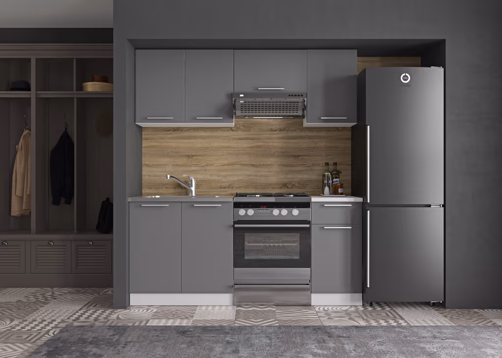 KUHINJA FIRST PRICE 1.8m gray