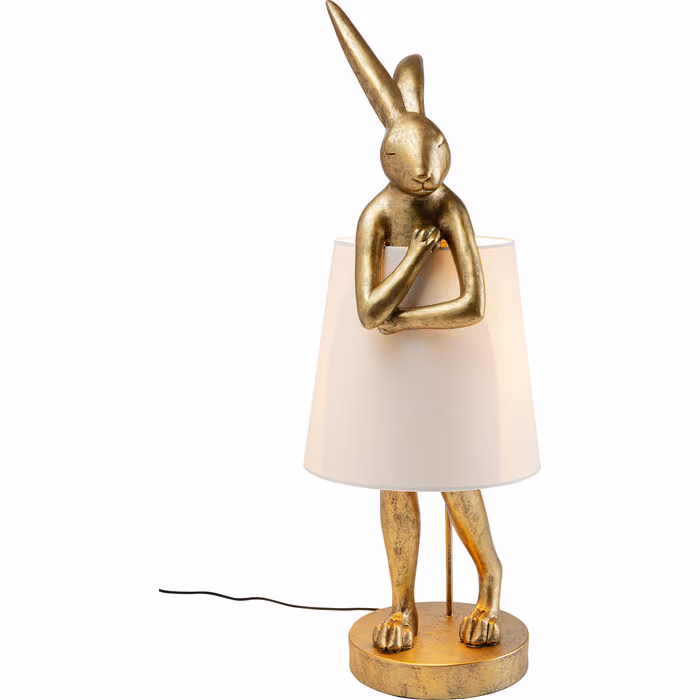 Stona lampa – Animal Rabbit Gold 88cm