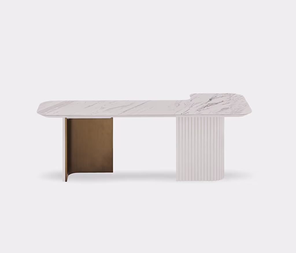 Dallas White Coffee Table