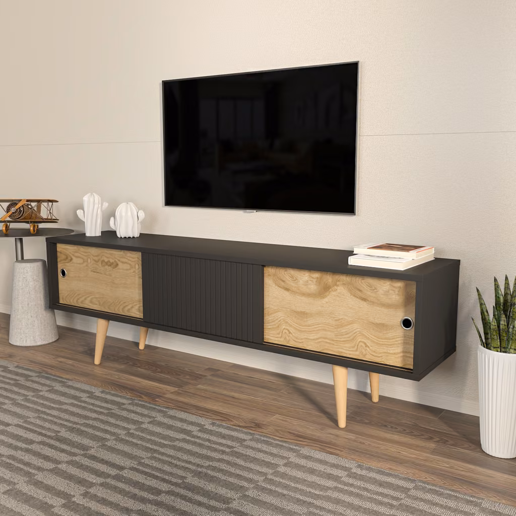Ecrin TV komoda antracit i oud