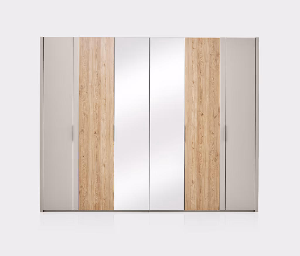 Cante Natural Oak-Beige Wardrobe