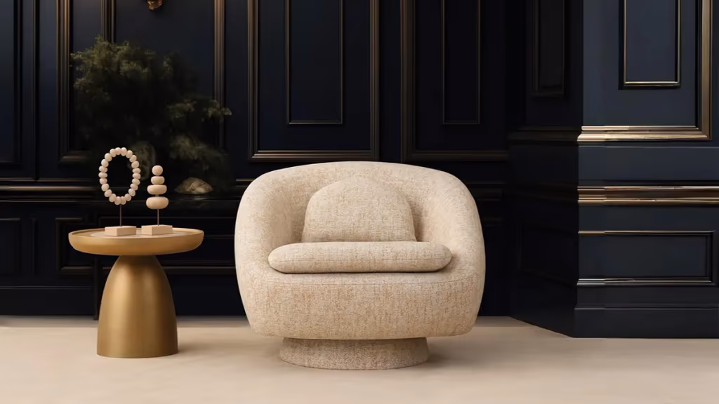 Nappa set sadrži dva trosjeda i fotelju u ekskluzivnoj tkanini, savršen za elegantne prostore