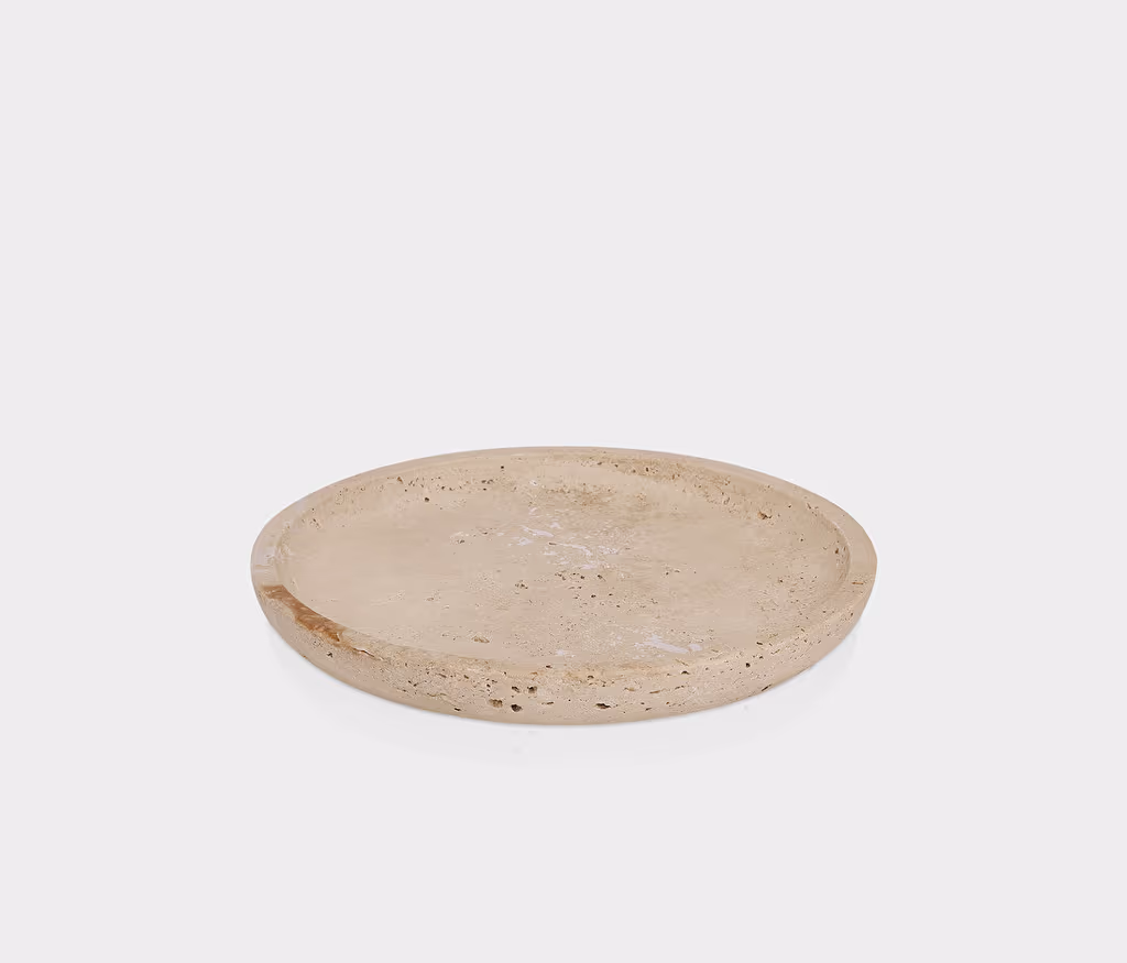 Traverten Big Size Decorative Plates and Bowls