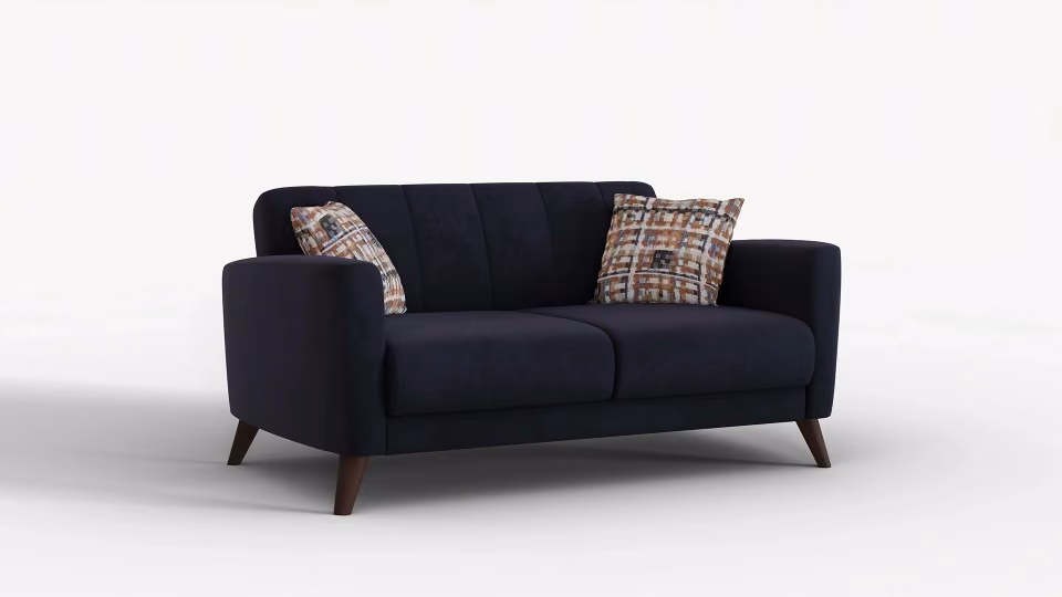 Dark Blue Velvet Texture
