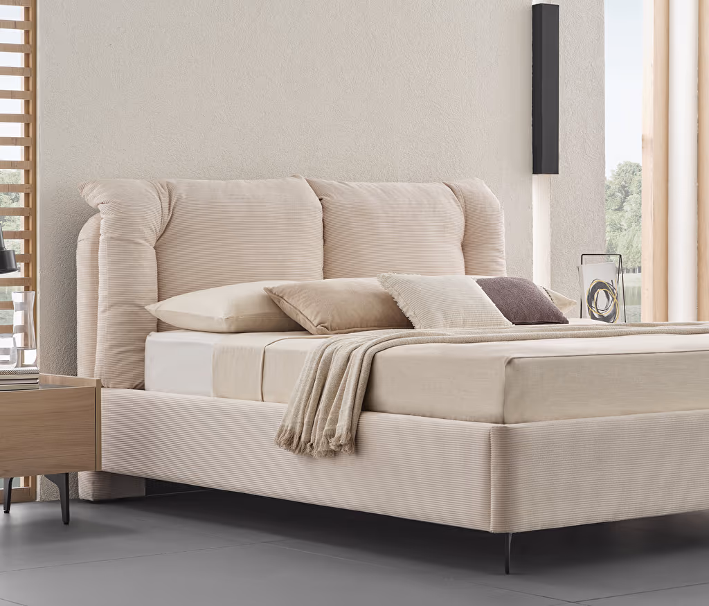 Terra Bed Base with Headboard for Teens