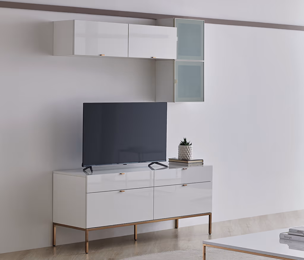 Legato White TV Unit Combination 1