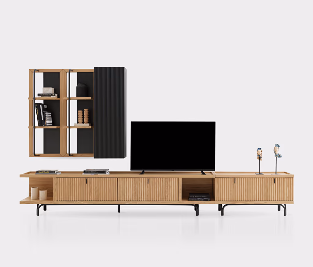 Austin Light Oak Maxi Tv Unit