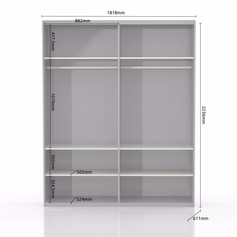Klizni plakar PK181-OG/PN