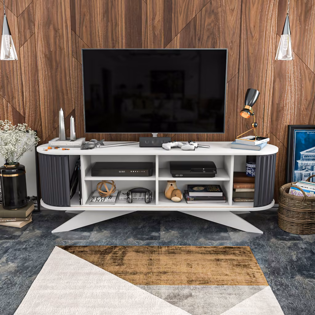 Stor Tv 1800 White&Antracite