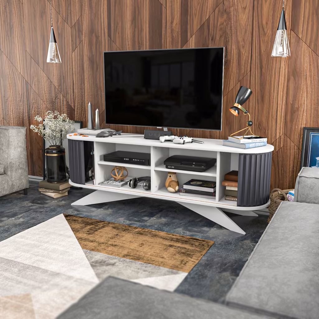Stor Tv 1800 White&Antracite