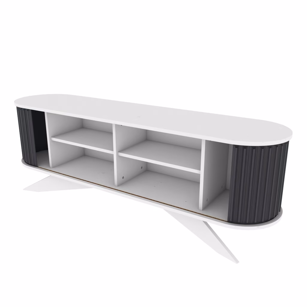 Stor Tv 1800 White&Antracite