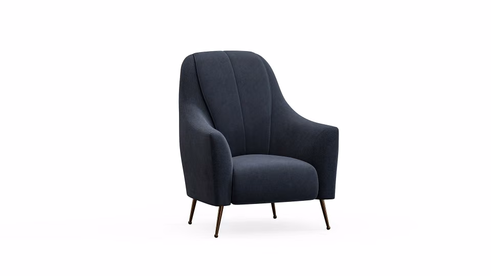 Blue Nubuck Textured