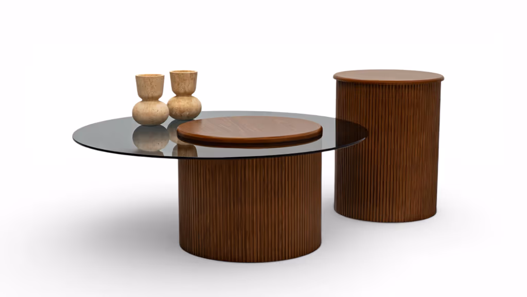 Klub sto 023 Walnut
