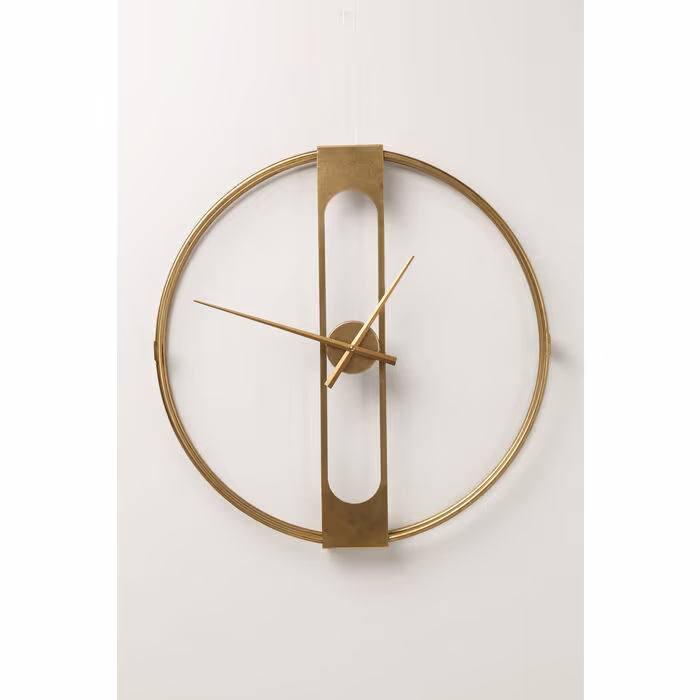 Zidni sat Clip Gold O60cm