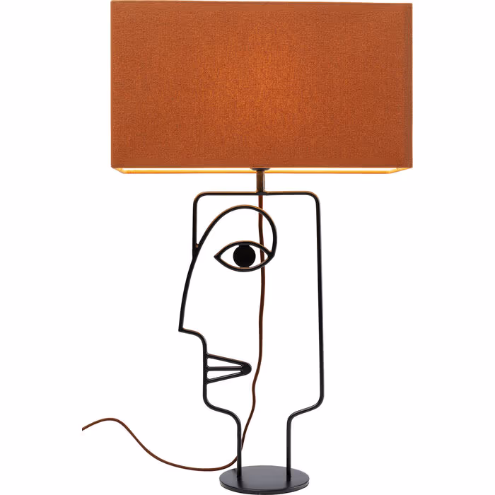 Stona Lampa Face Wire Orange