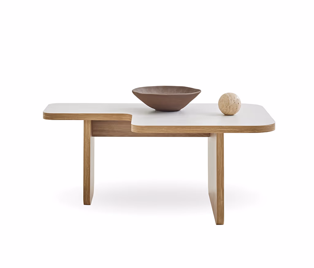 Perge Oak - Cream Coffee Table