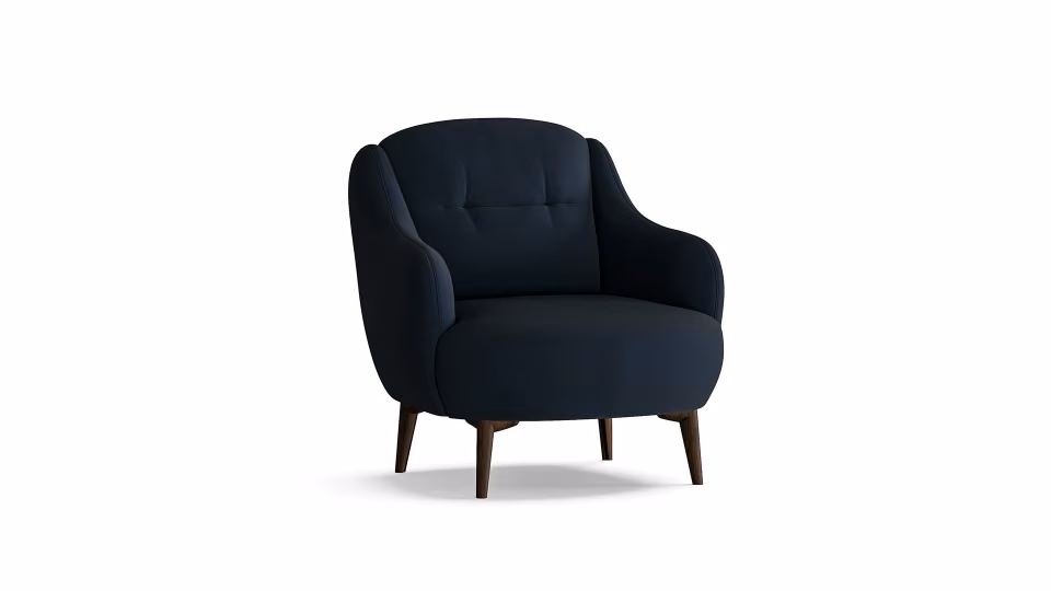 Navy Blue Knitted Fabric