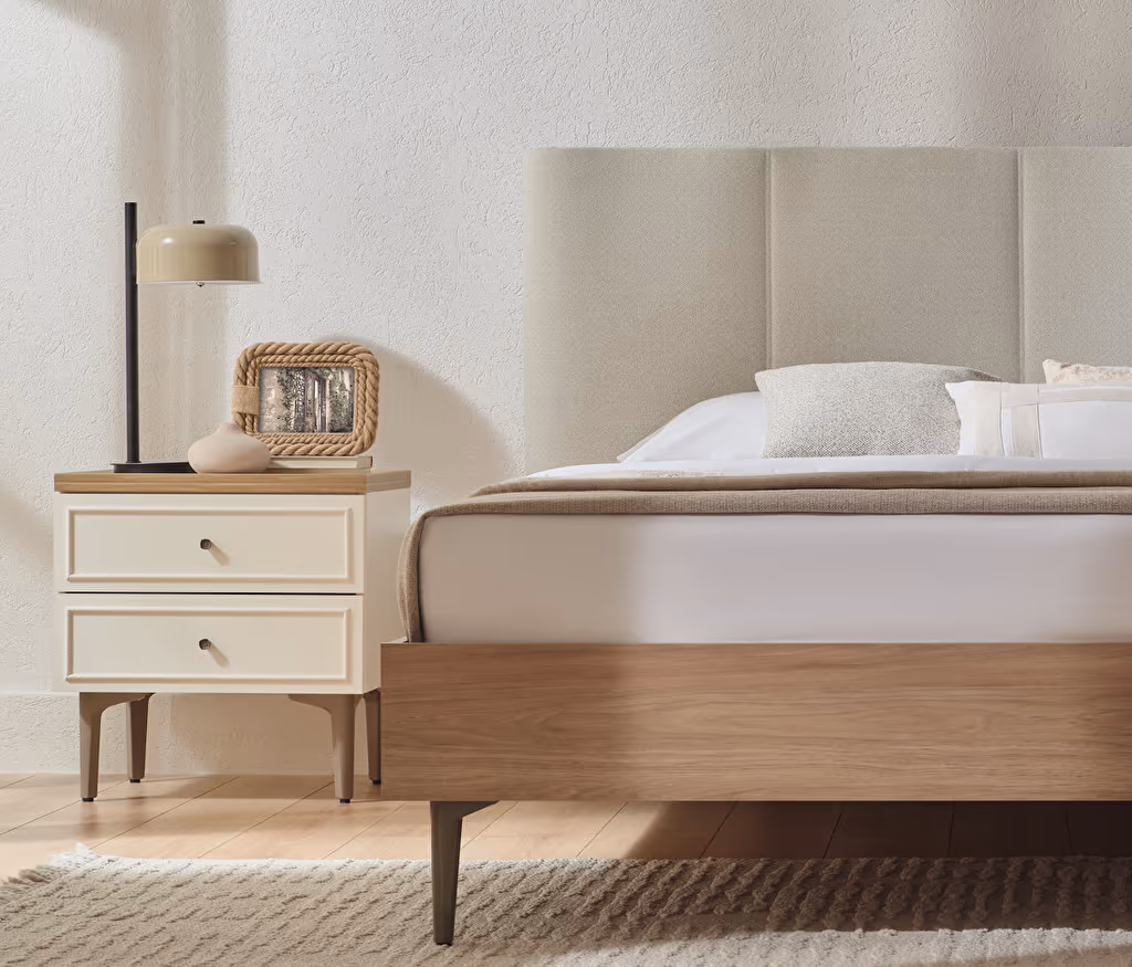 Marsana Bedframe with Headboard for Teens