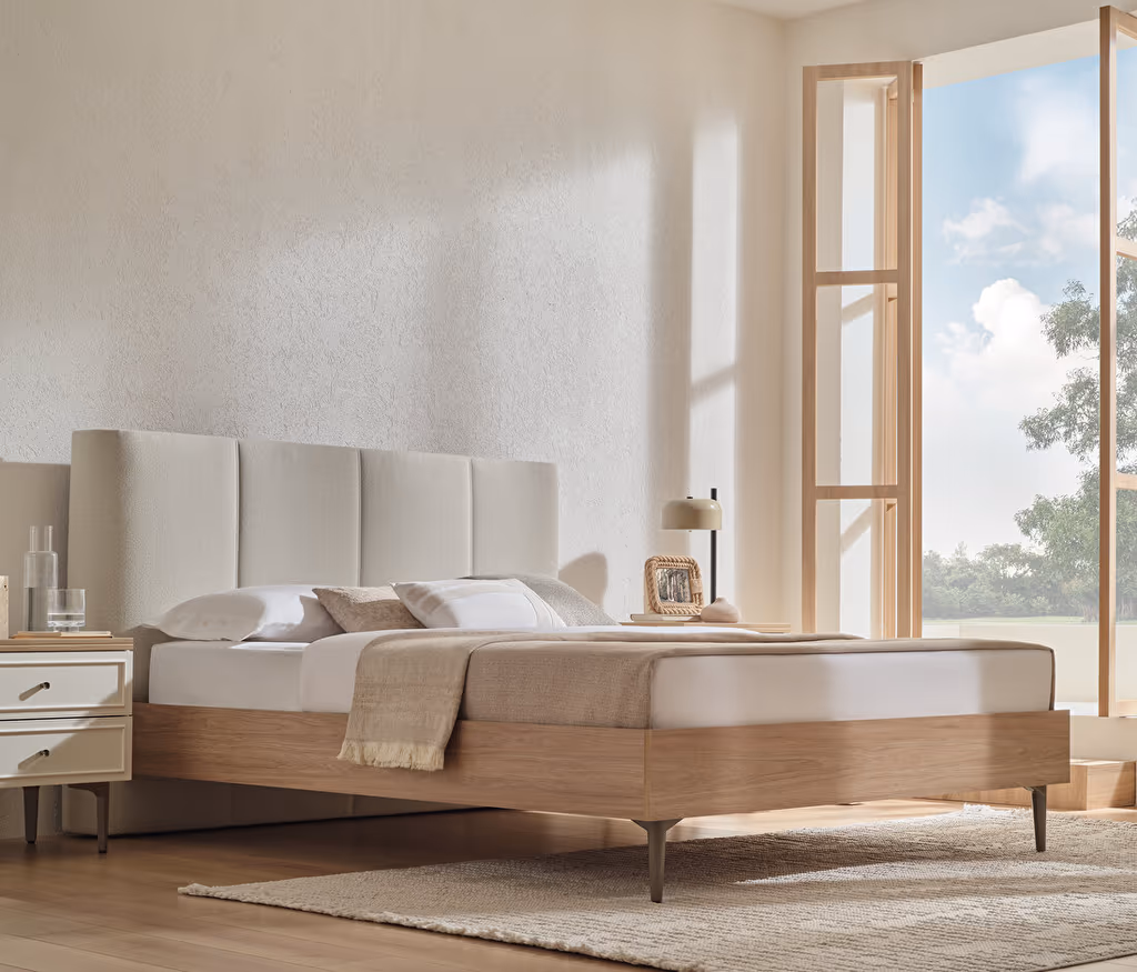 Marsana Bedframe with Headboard for Teens