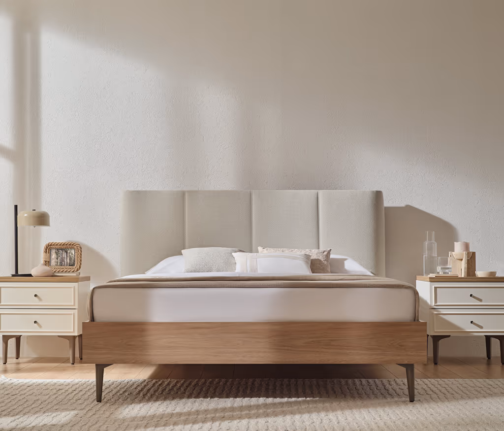 Marsana Bedframe with Headboard for Teens
