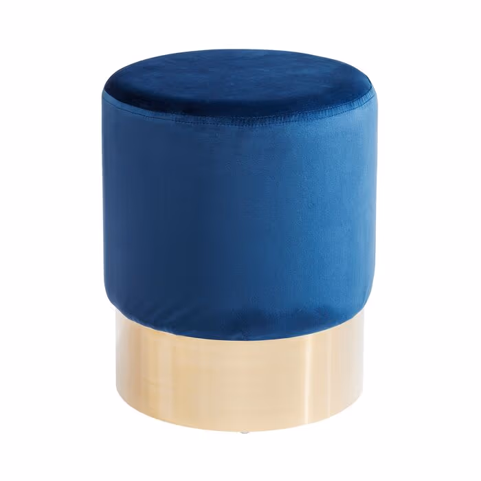 Tabure Cherry Blue Brass 35cm