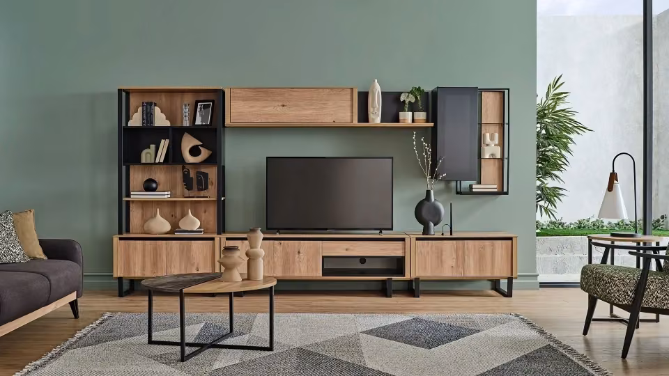 Solid TV Unit Set