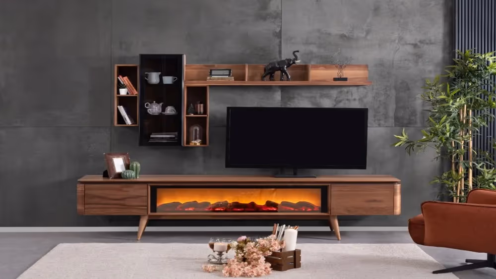 TV komoda Sahra sa Kaminom
