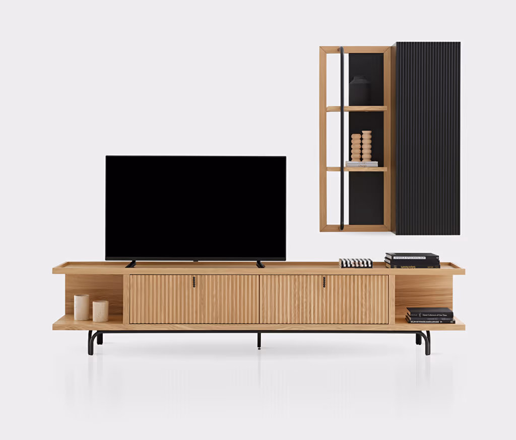 Austin Dark Oak Midi TV Unit