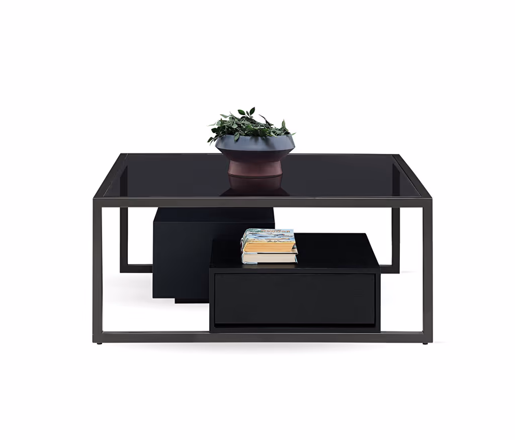 Berta Dark Gray Coffee Table