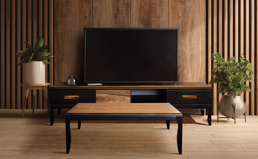 TV KOMODA DARK orah/crna mat