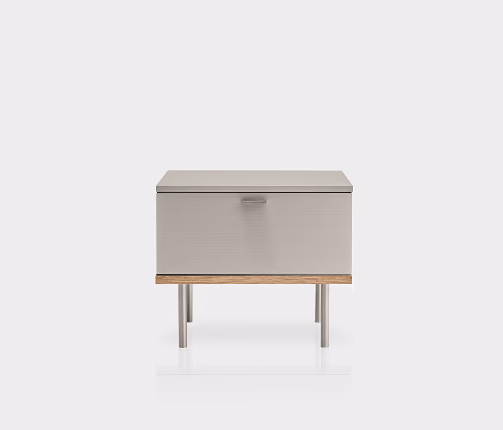 Cante Natural Oak-Beige Nightstand