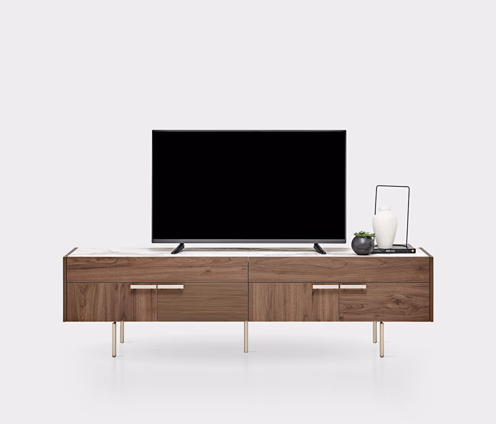 Pavia Walnut TV Stand