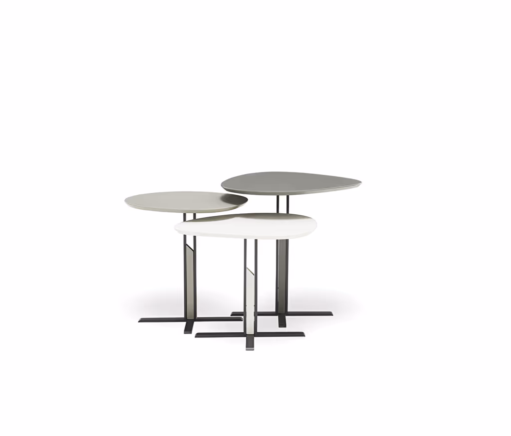 Vetrosa Gray Nesting Table