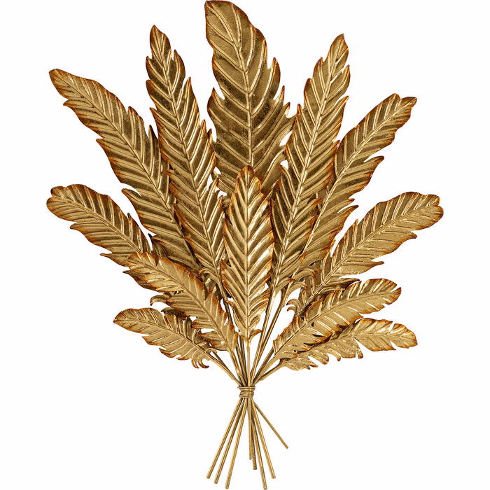 Wall decoration Leaf Bouquet gold