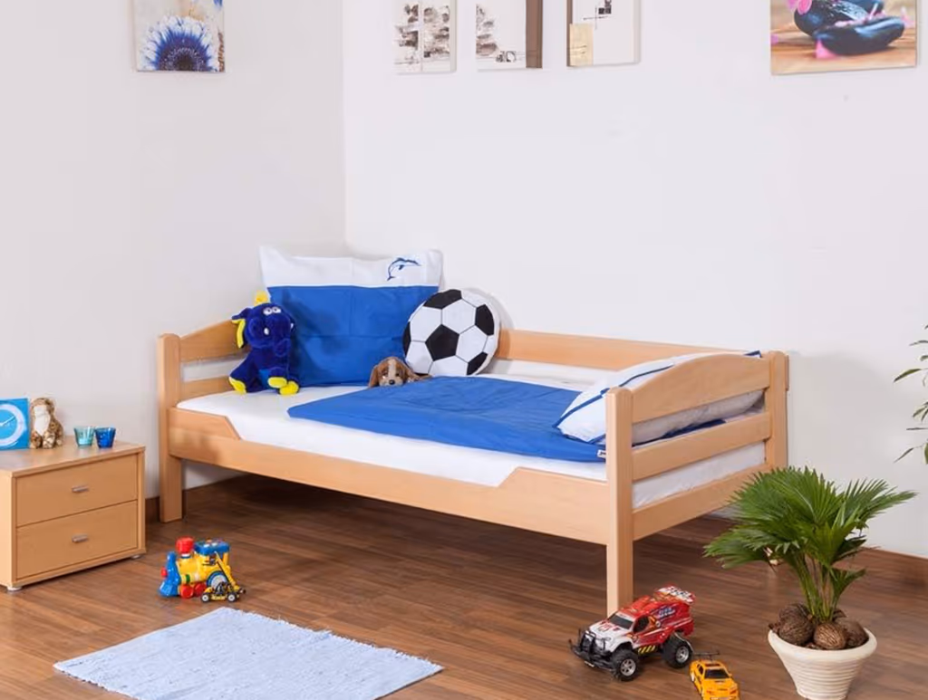KREVET K-1 200X90 SOFA POVIS SA MASK.  natur