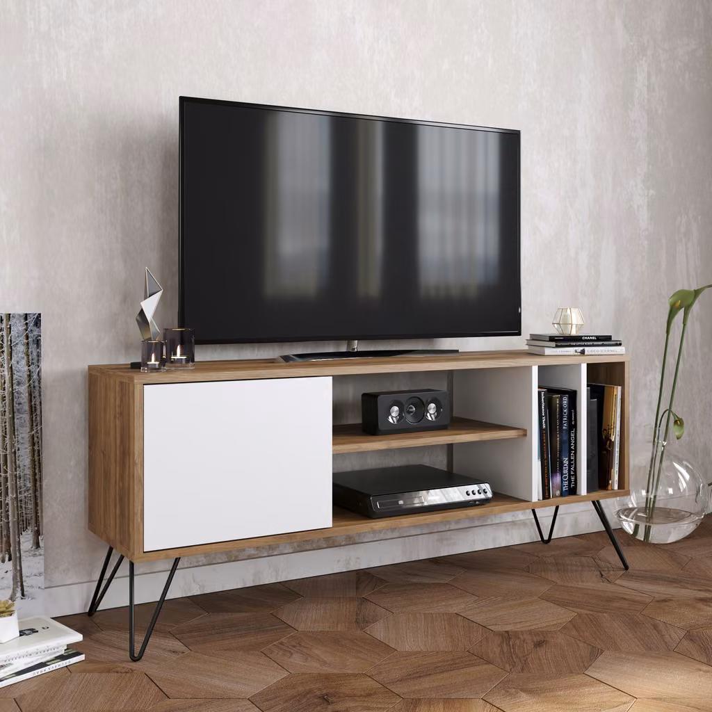 Mistico 1400 Tv Walnut&White