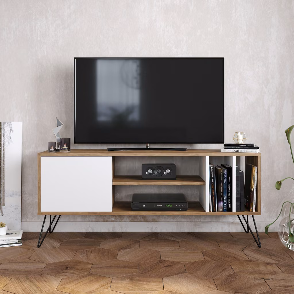 Mistico 1400 Tv Walnut&White