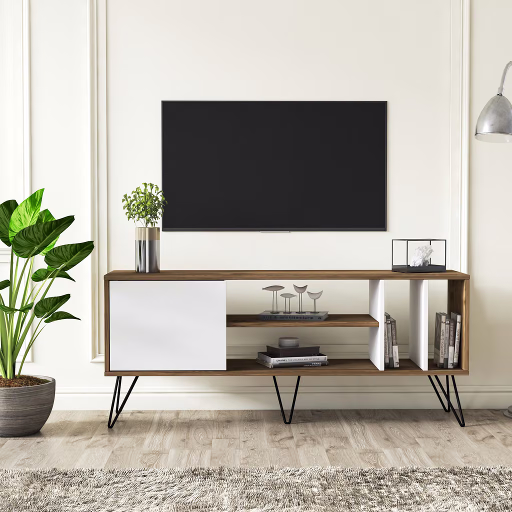 Mistico 1400 Tv Walnut&White